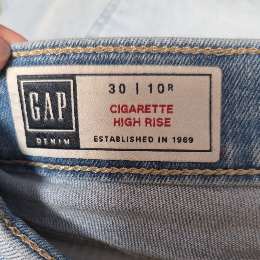 GAP Light Blue High Rise Denim - Picture 3 of 4